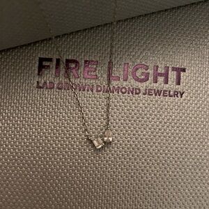 Firelight diamond necklace